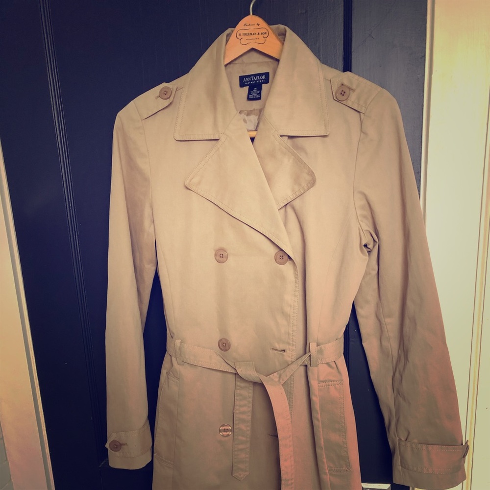 Classic Ann Taylor trench coat